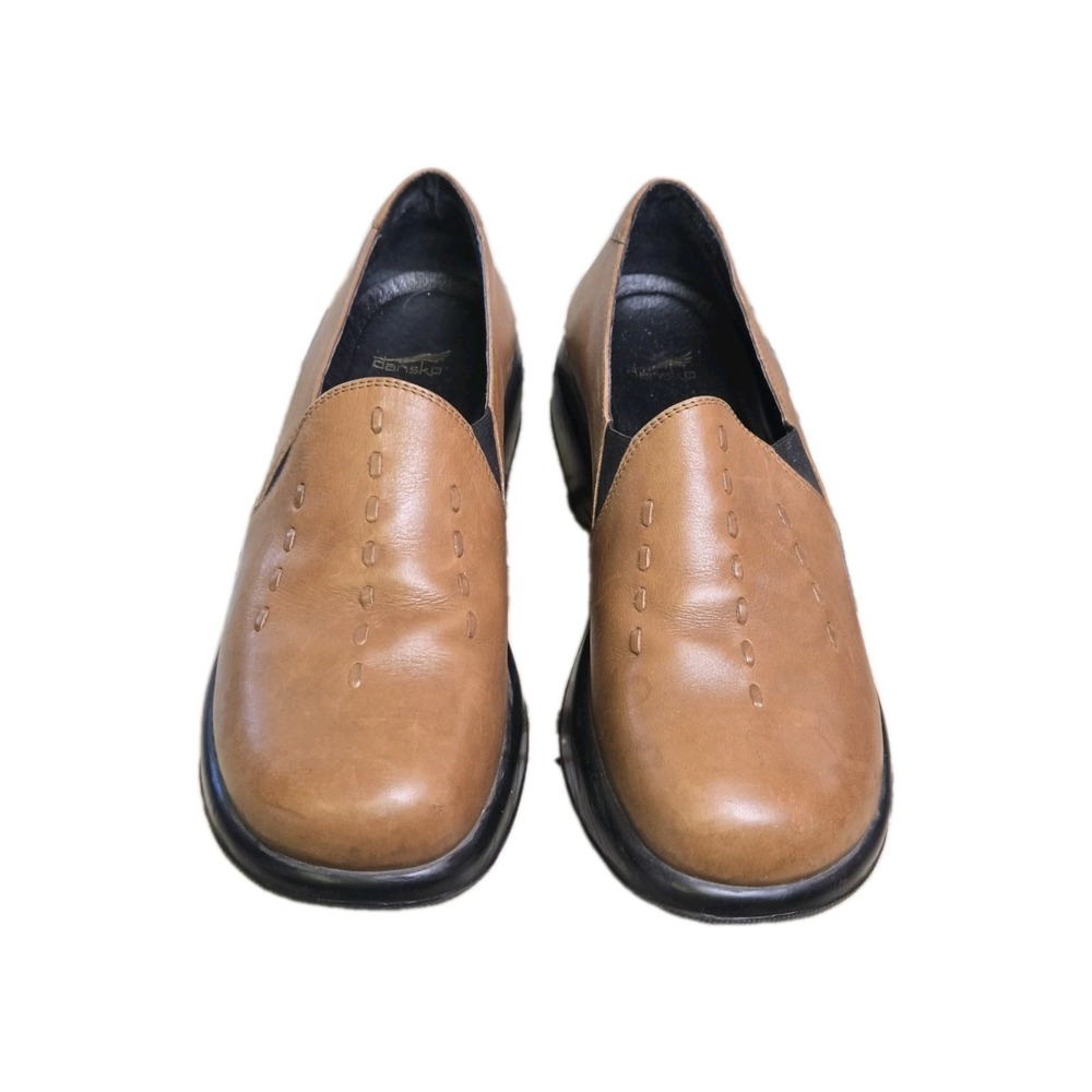 DANSKO JOCELYN CLOG SIZE EUR‎ 43 SHOES US 12-12.5 Tan brown Women
